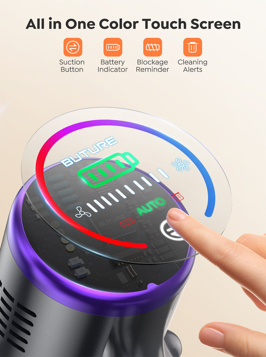 Buture VC80 Cordless Vacuum Cleaner