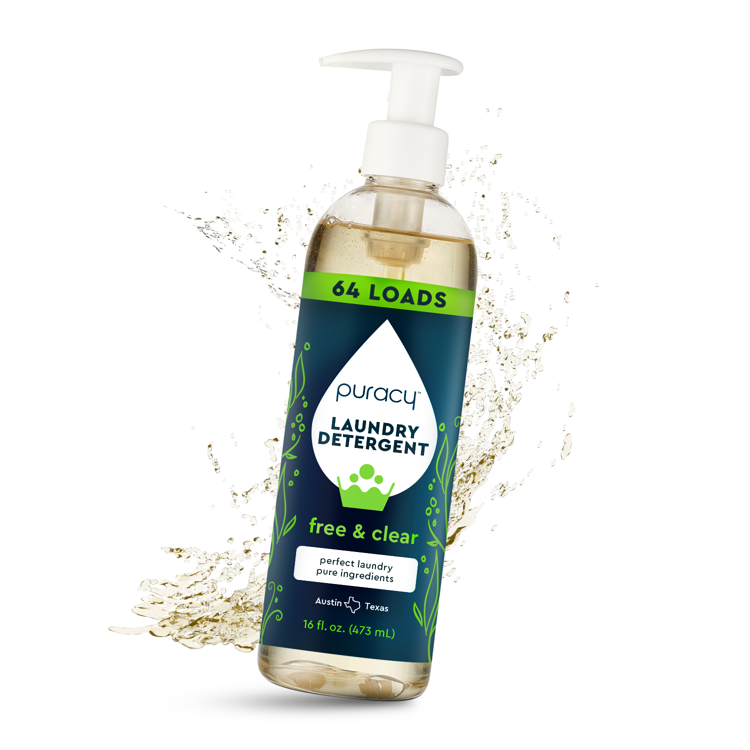 Laundry Detergent (Concentrated, Sulfate-Free)