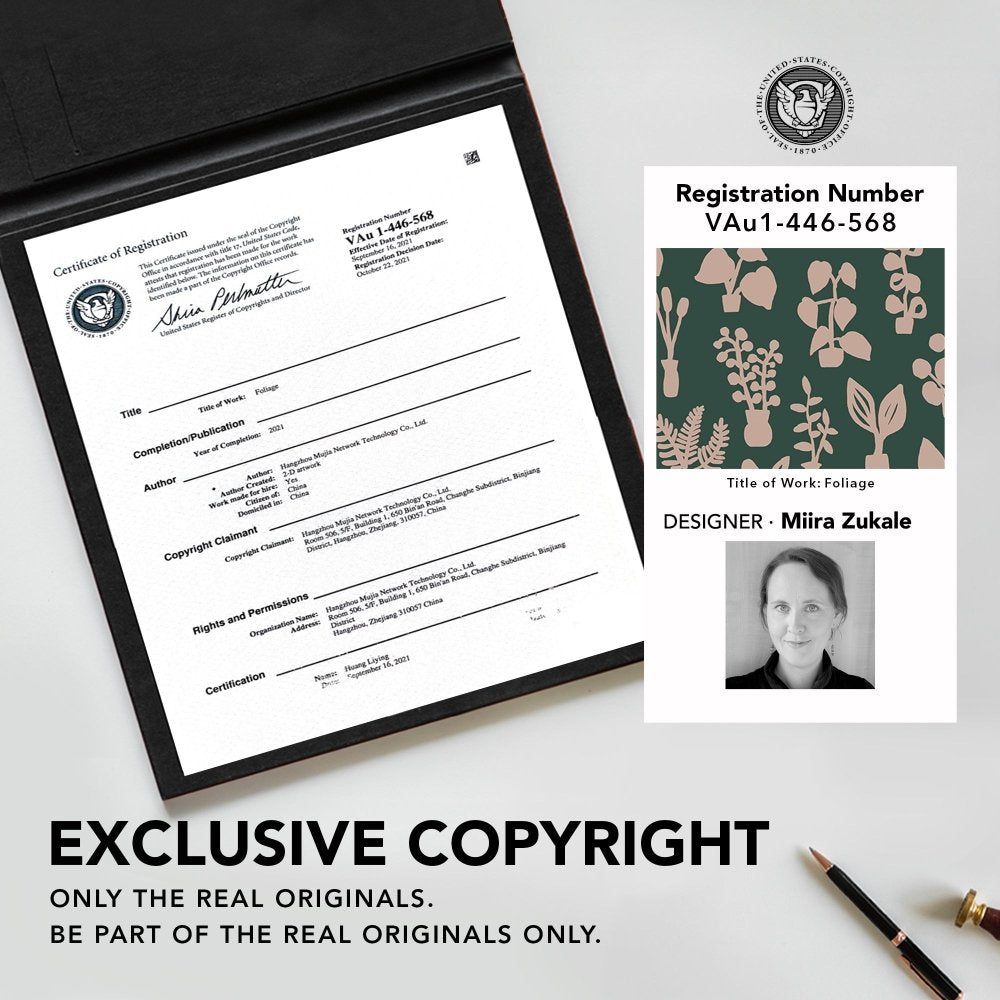 Bohome Foliage Blackout Curtains