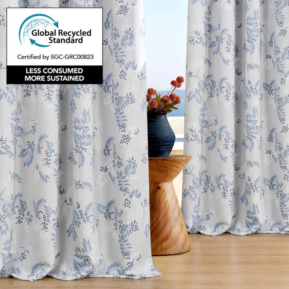 Farmhouse Mountain Ash Blackout Curtains